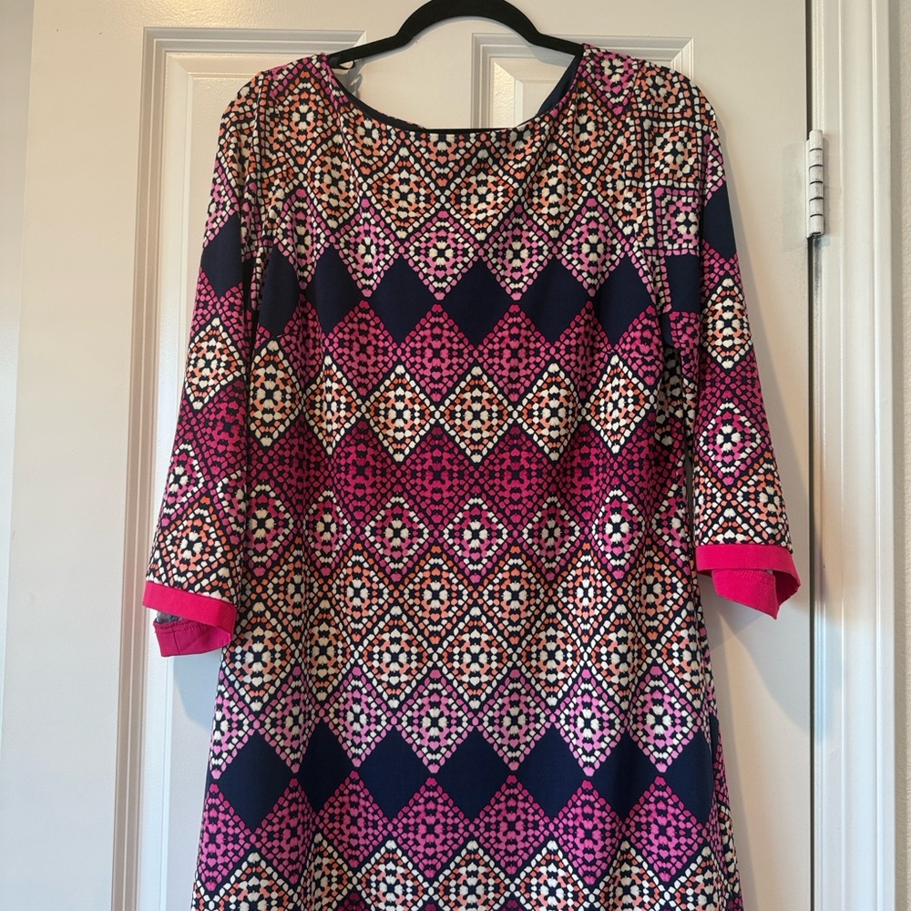 Eliza J Geometric Mini Dress - Picture 2 of 8